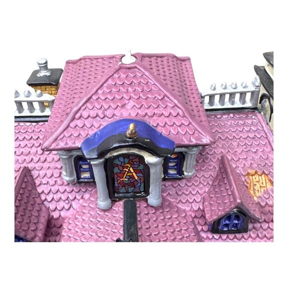 Lemax Spooky Town Lighted House of Wax Madam Ashburys Halloween Village BOX READ - Picture 3 of 15